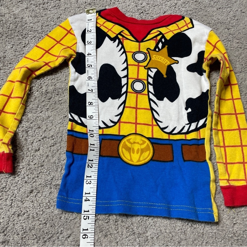 Disney Pixar Toy Story Buzz Lightyear Woody Pajama Tops‎ Kids size 5T - Picture 11 of 13
